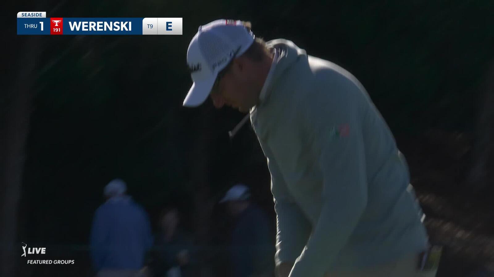 Richy Werenski | Round 1 | 1st hole | Shot 4 | 2024 The RSM Classic