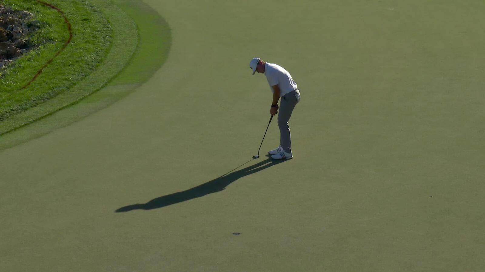 Nick Dunlap | Round 1 | 18th hole | Shot 4 | 2025 Arnold Palmer