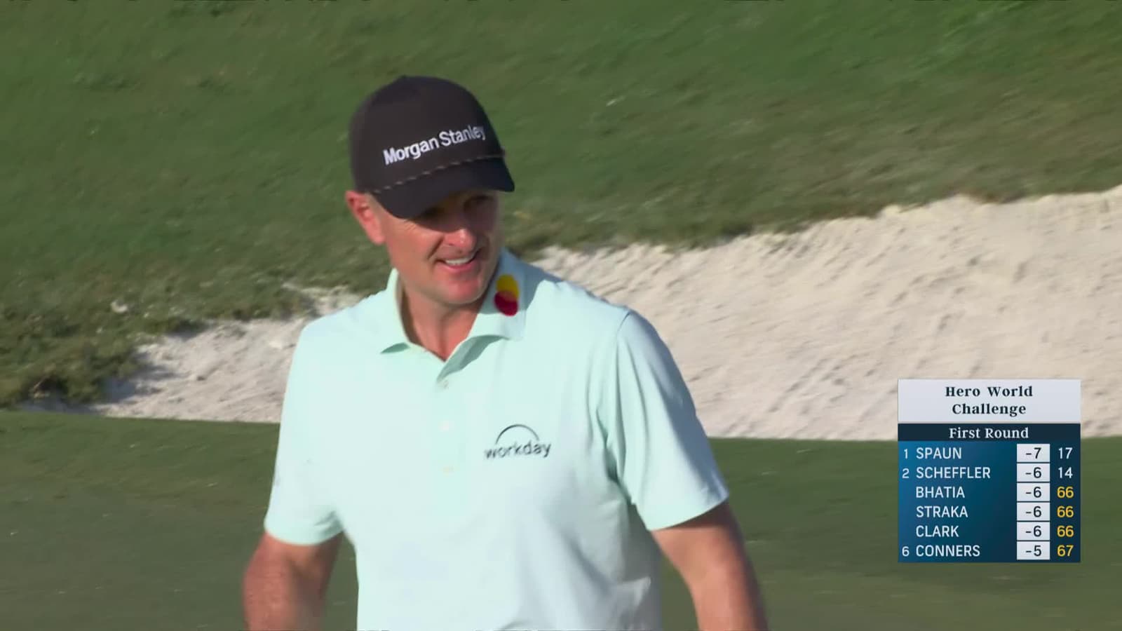 Justin Rose | Round 1 | 16th hole | Shot 3 | 2025 Hero World Challenge