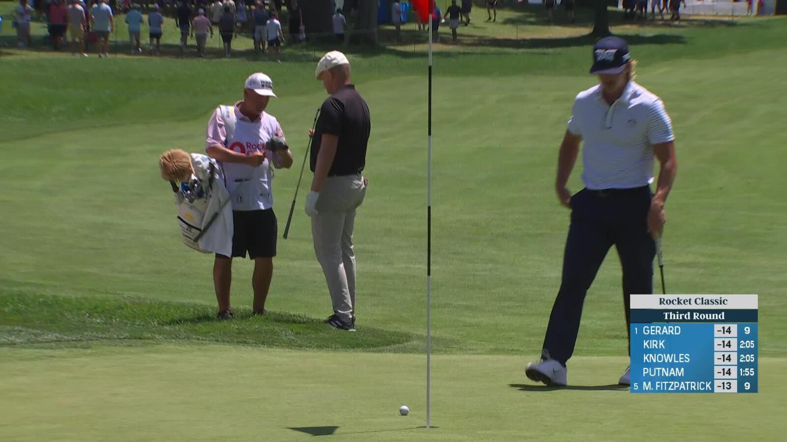 Harry Hall | Round 3 | 1st hole | Shot 3 | 2025 Rocket Classic