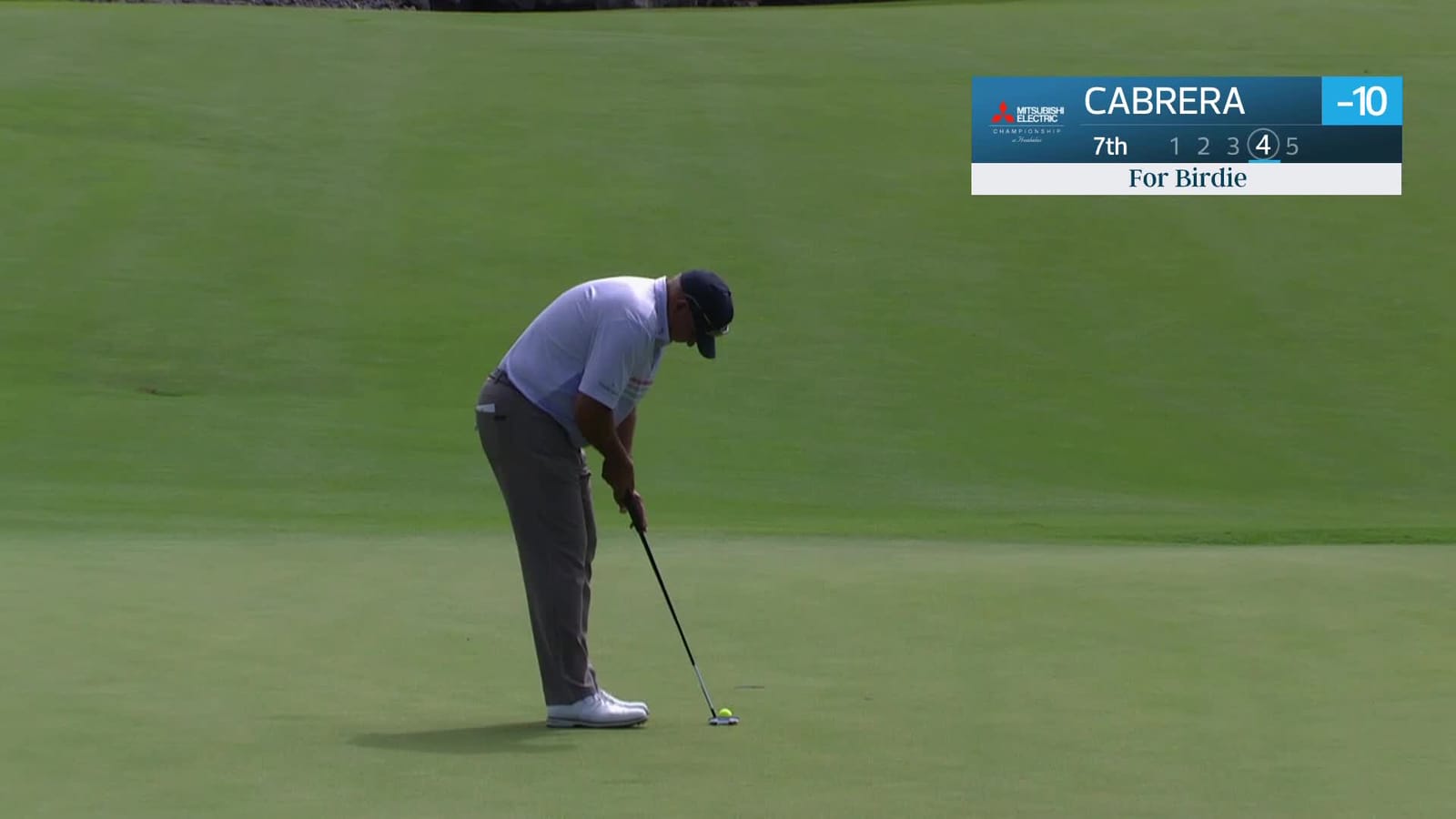 Ángel Cabrera | Round 2 | 7th hole | Shot 4 | 2026 Mitsubishi