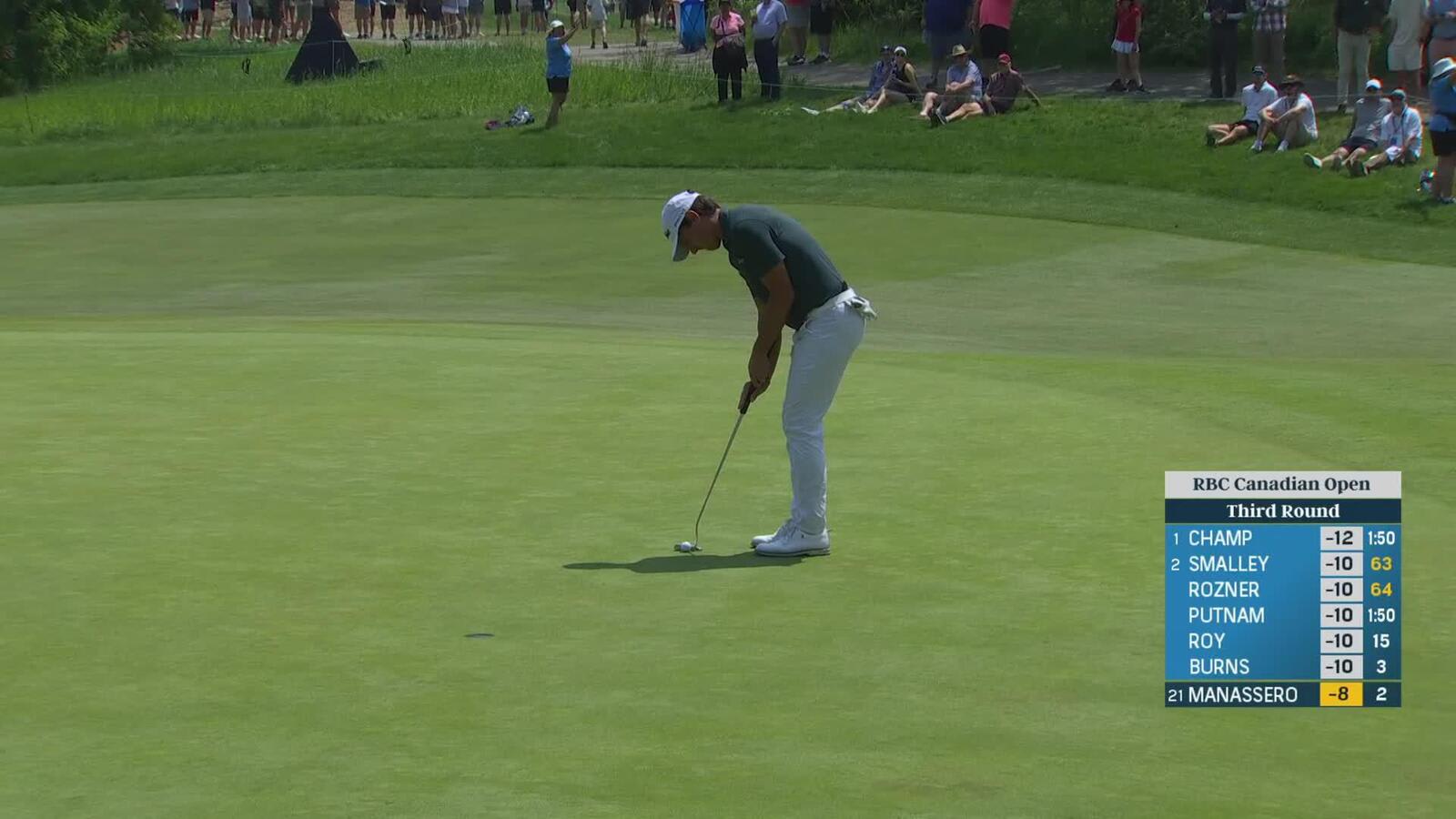 Matteo Manassero | Round 3 | 3rd hole | Shot 3 | 2025 RBC Canadian