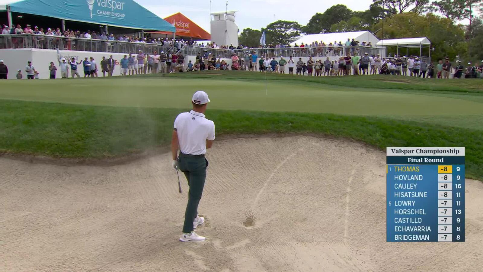 Justin Thomas | Round 4 | 10th hole | Shot 3 | 2025 Valspar