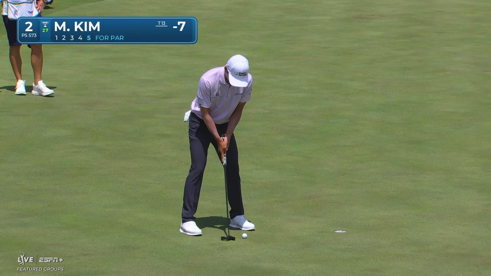 Michael Kim | Round 2 | 2nd hole | Shot 5 | 2025 John Deere