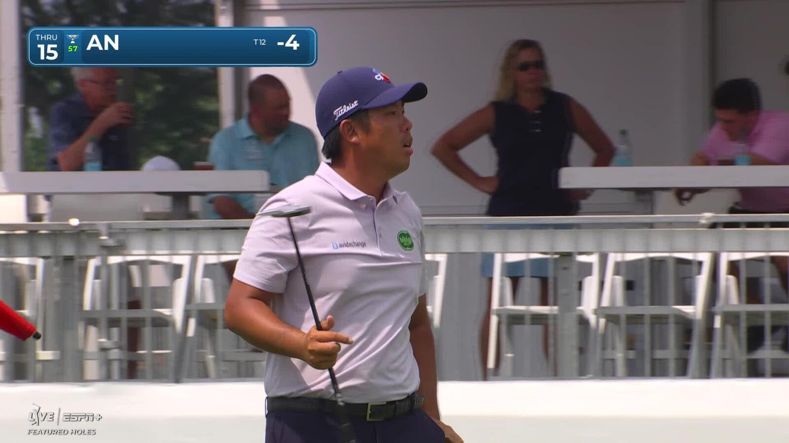 Byeong Hun An | Round 1 | 15th hole | Shot 4 | 2025 Rocket Classic