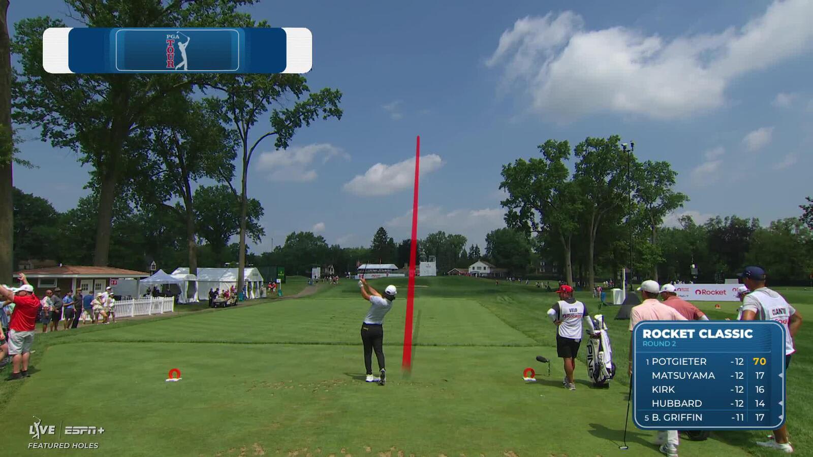 Kevin Velo | Round 2 | 5th hole | Shot 1 | 2025 Rocket Classic