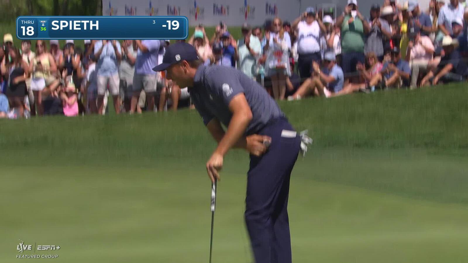 Jordan Spieth | Round 4 | 18th hole | Shot 4 | 2025 THE CJ CUP