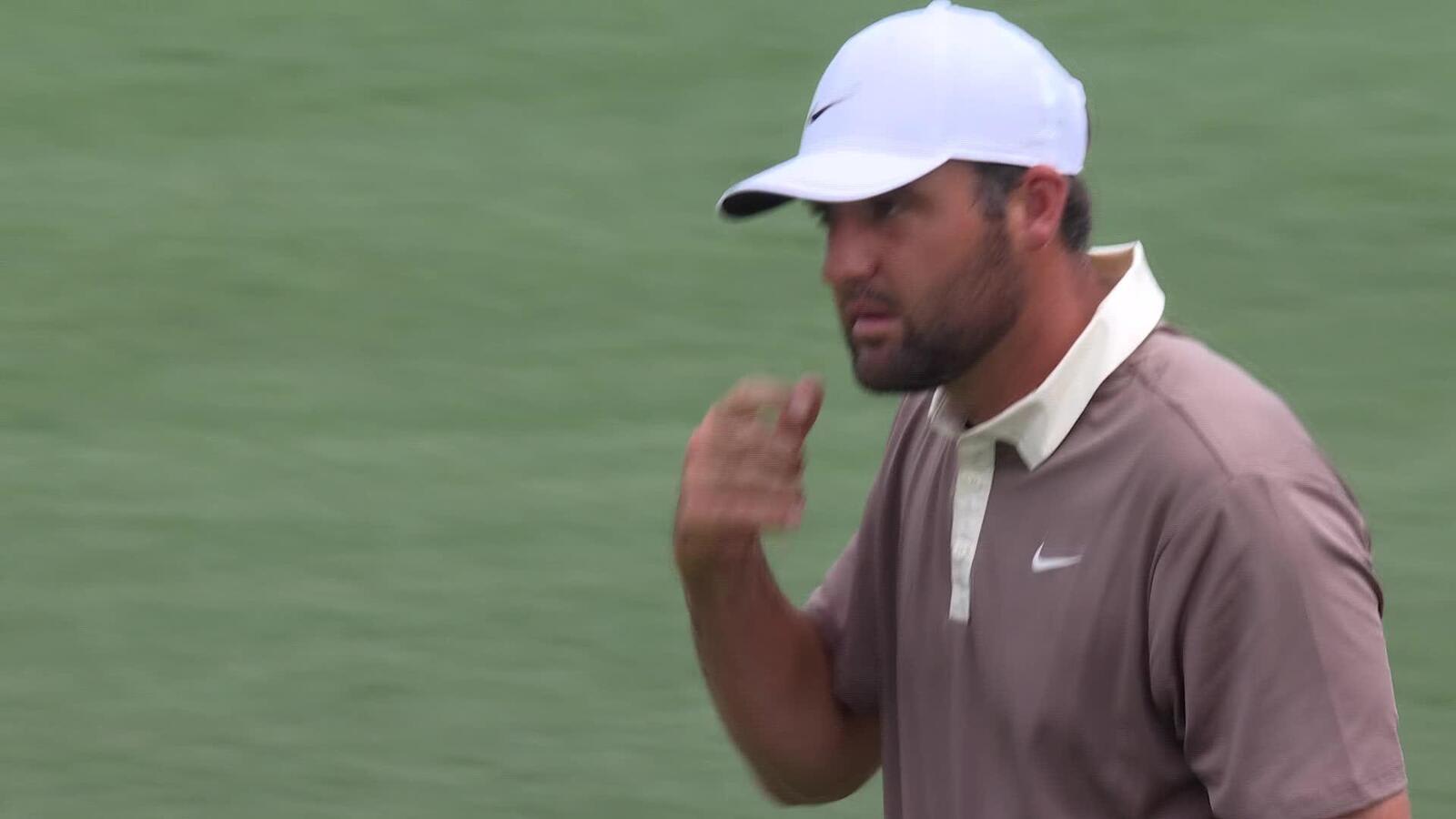 Scottie Scheffler | Round 4 | 10th hole | Shot 2 | 2025 Houston Open