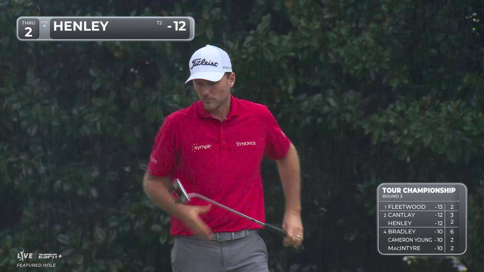 Russell Henley | Round 3 | 2nd hole | Shot 3 | 2025 TOUR Championship