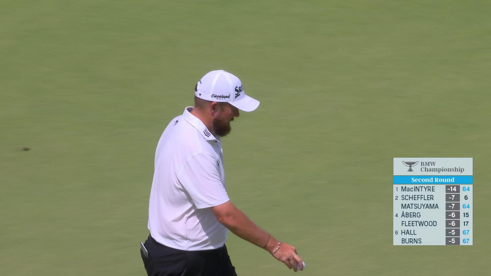 Shane Lowry | Round 2 | 10th hole | Shot 3 | 2025 BMW Championship