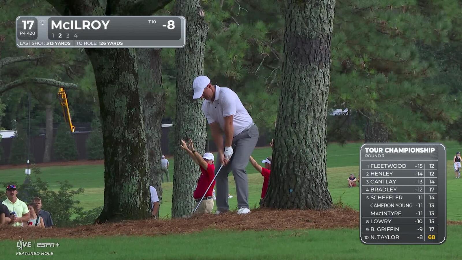 Rory McIlroy | Round 3 | 17th hole | Shot 2 | 2025 TOUR Championship