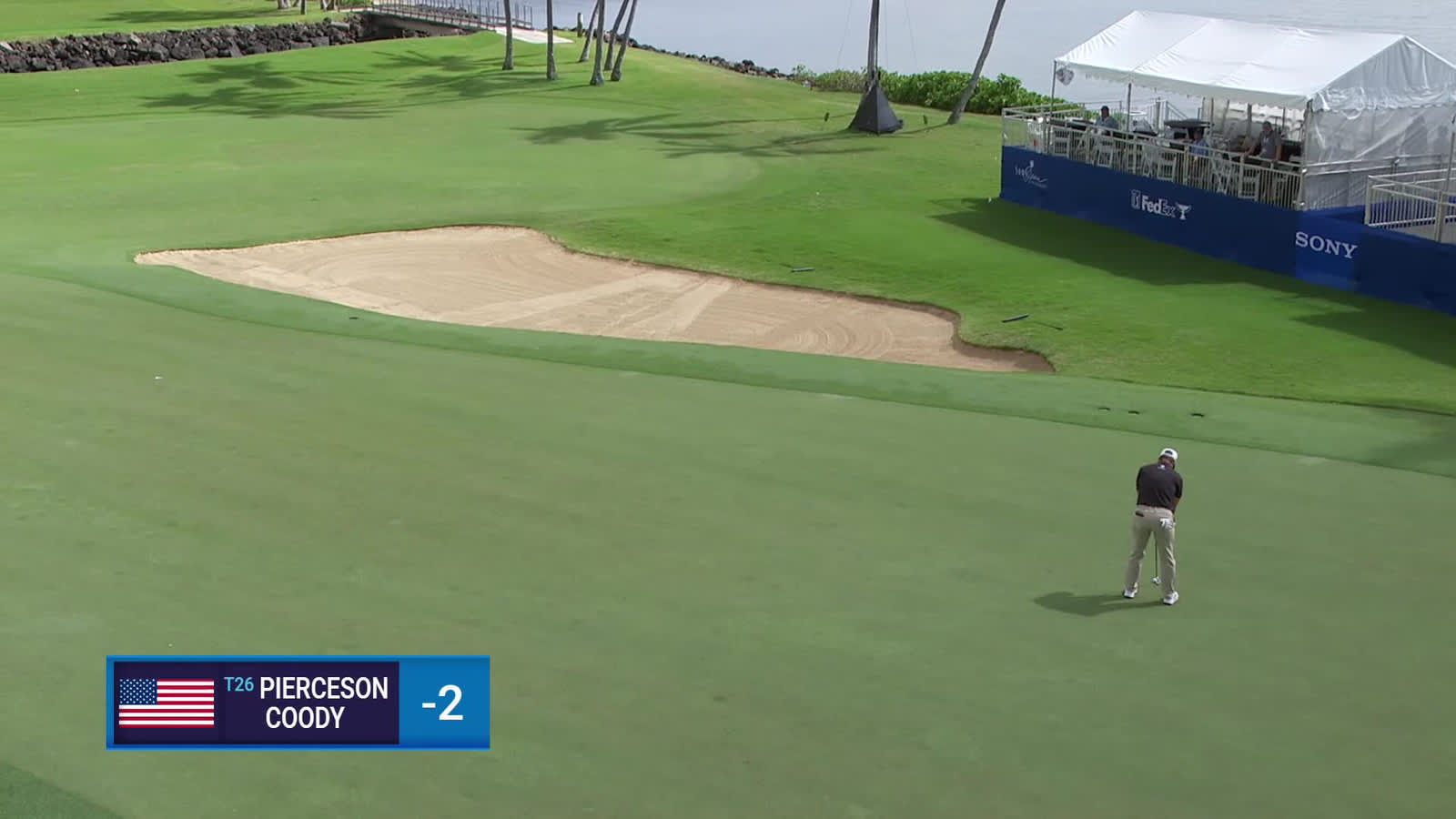 Pierceson Coody | Round 1 | 17th hole | Shot 3 | 2026 Sony Open