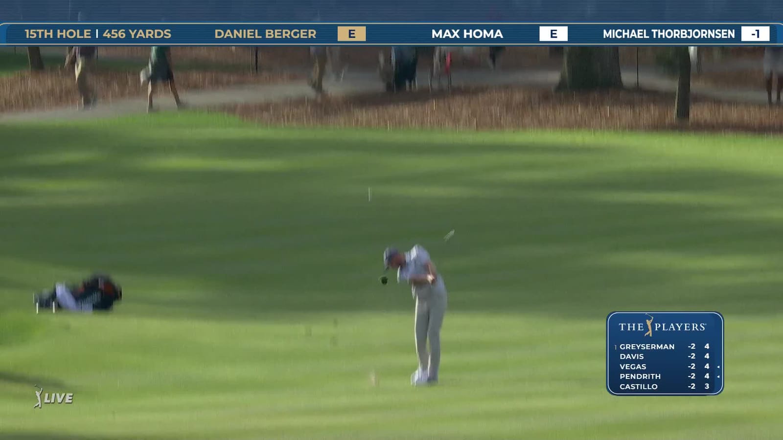 Daniel Berger | Round 1 | 15th hole | Shot 2 | 2026 THE PLAYERS