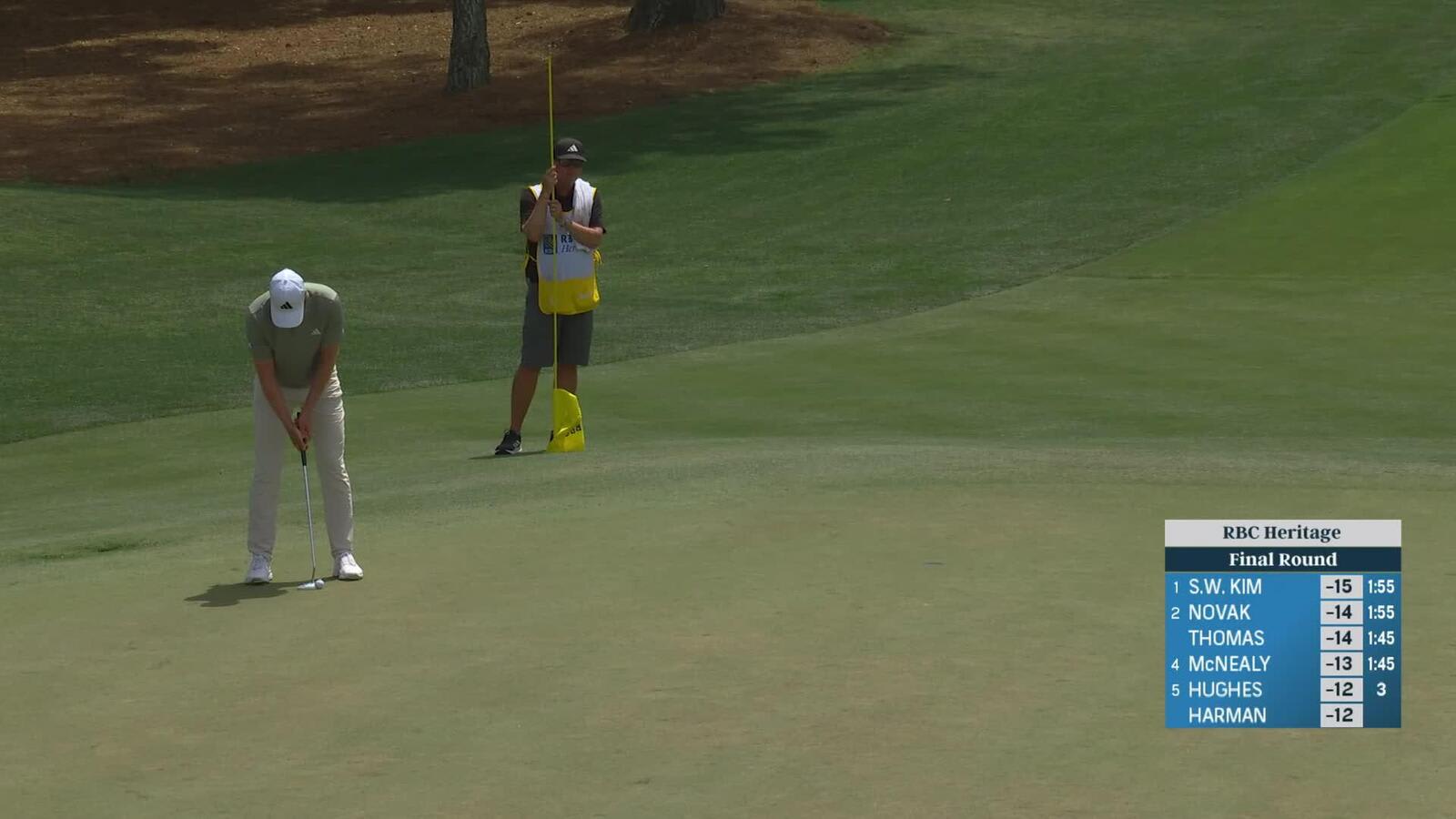 Daniel Berger | Round 4 | 6th hole | Shot 3 | 2025 RBC Heritage