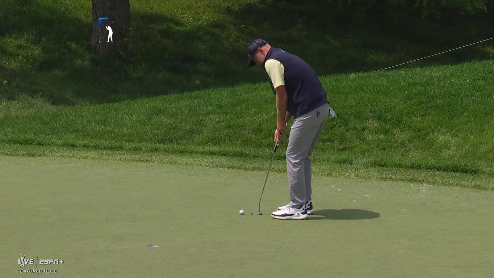 Brandt Snedeker | Round 4 | 18th hole | Shot 4 | 2025 the Memorial