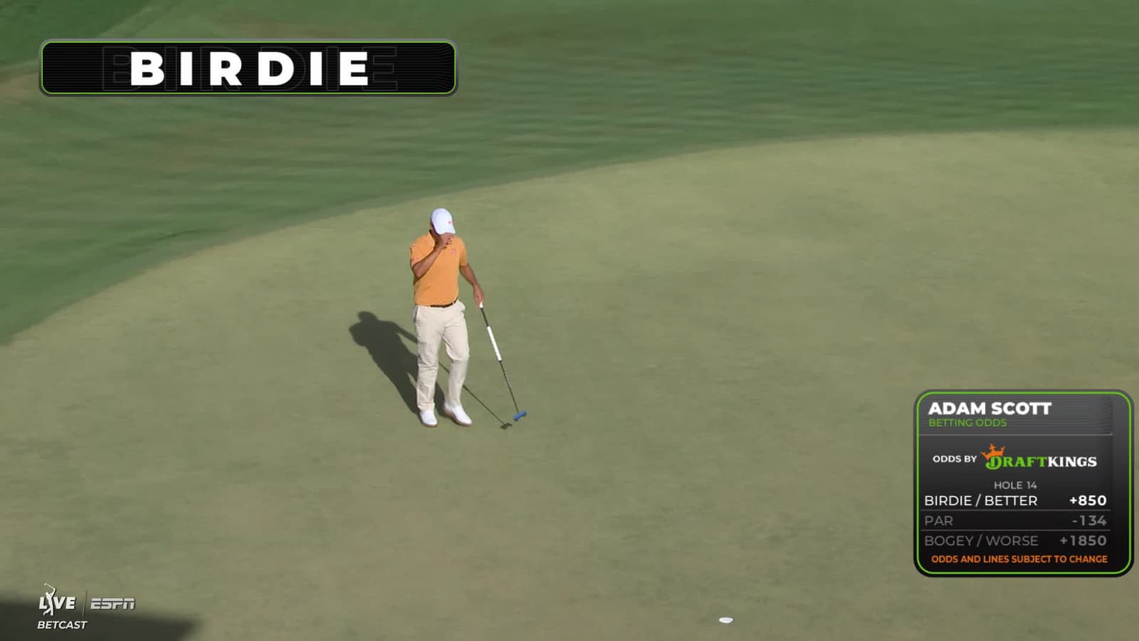 Adam Scott | Round 3 | 14th hole | Shot 2 | 2026 Arnold Palmer