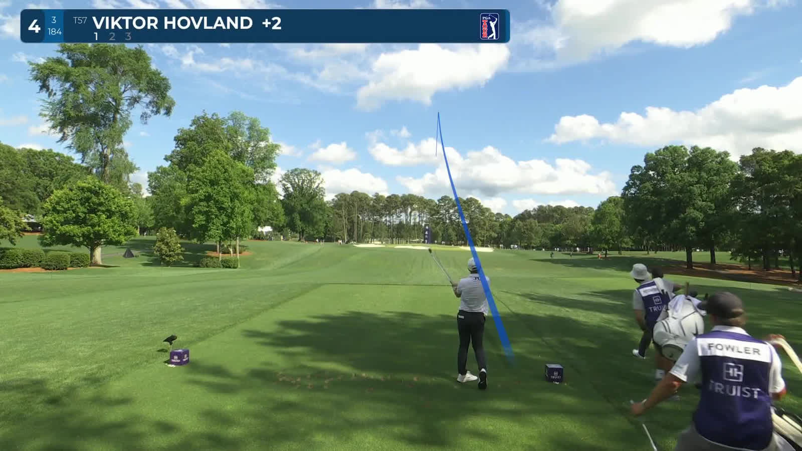Viktor Hovland | Round 1 | 4th hole | Shot 1 | 2026 Truist Championship