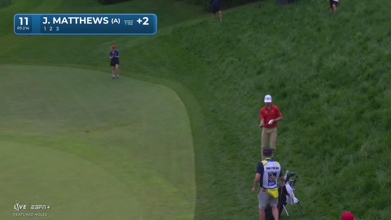 Justin Matthews | Round 2 | 11th hole | Shot 3 | 2025 RBC Canadian