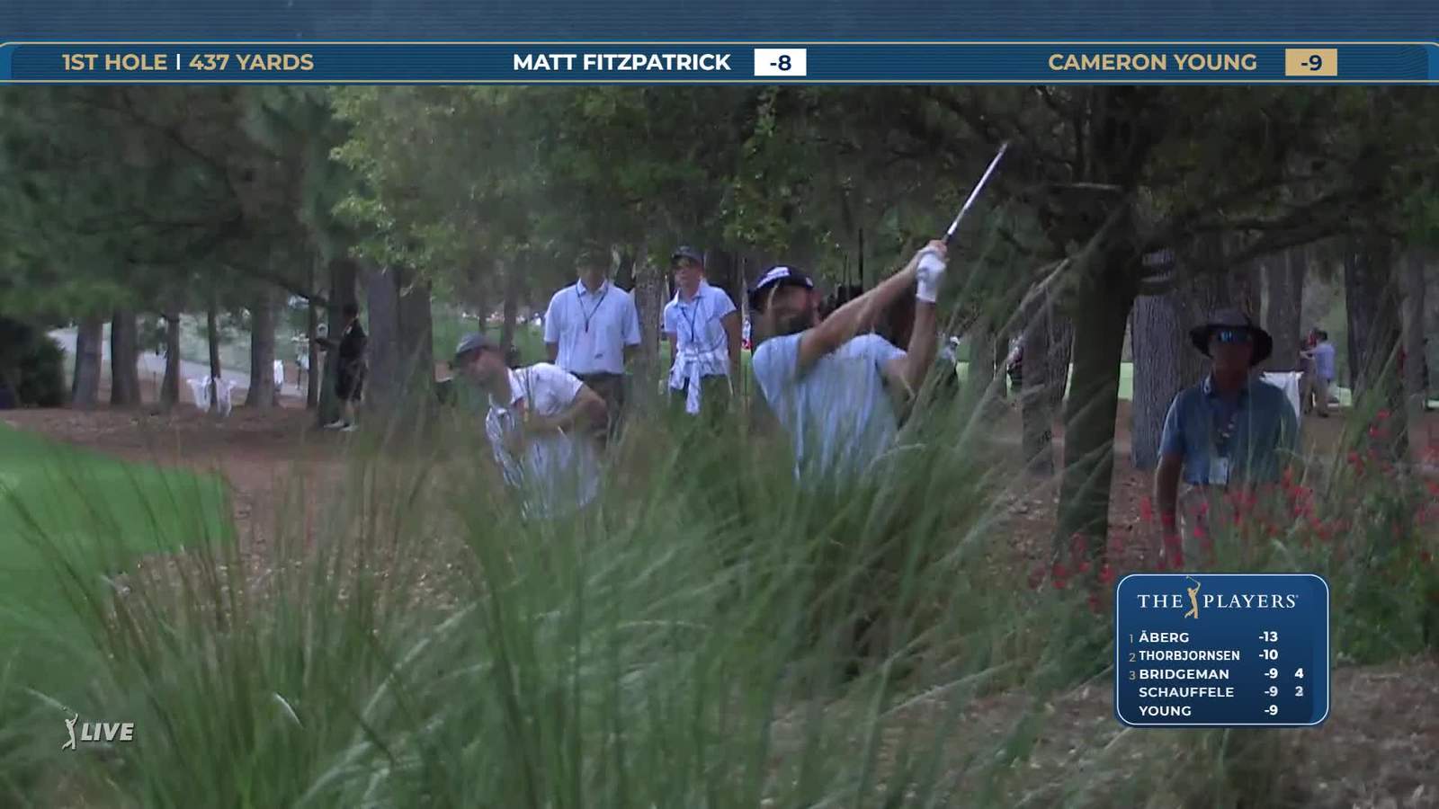 Cameron Young | Round 4 | 1st hole | Shot 2 | 2026 THE PLAYERS