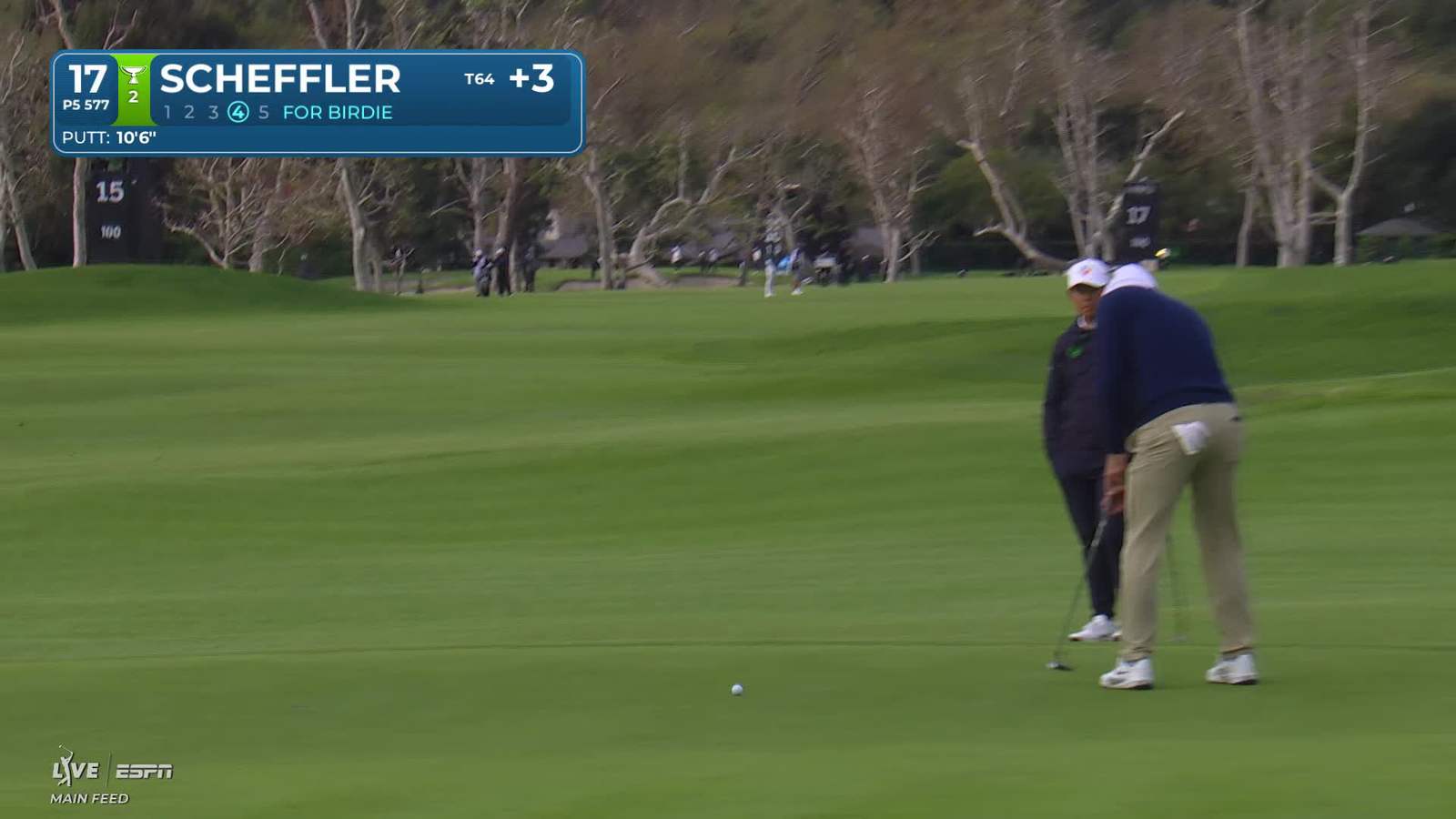 Scottie Scheffler | Round 1 | 17th hole | Shot 4 | 2026 The Genesis