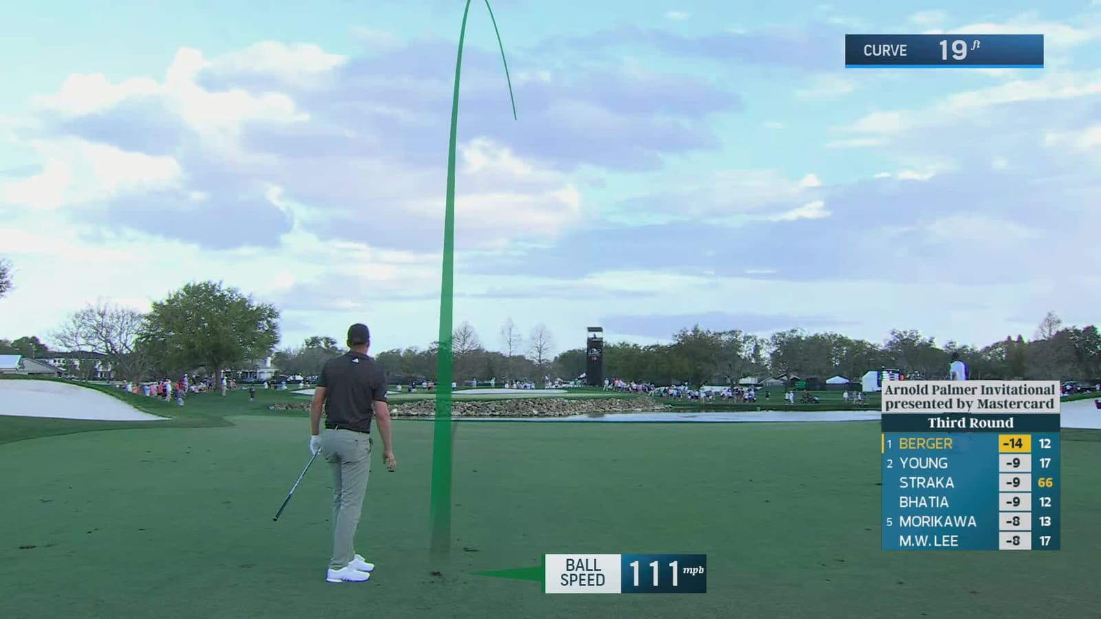 Daniel Berger | Round 3 | 13th hole | Shot 2 | 2026 Arnold Palmer