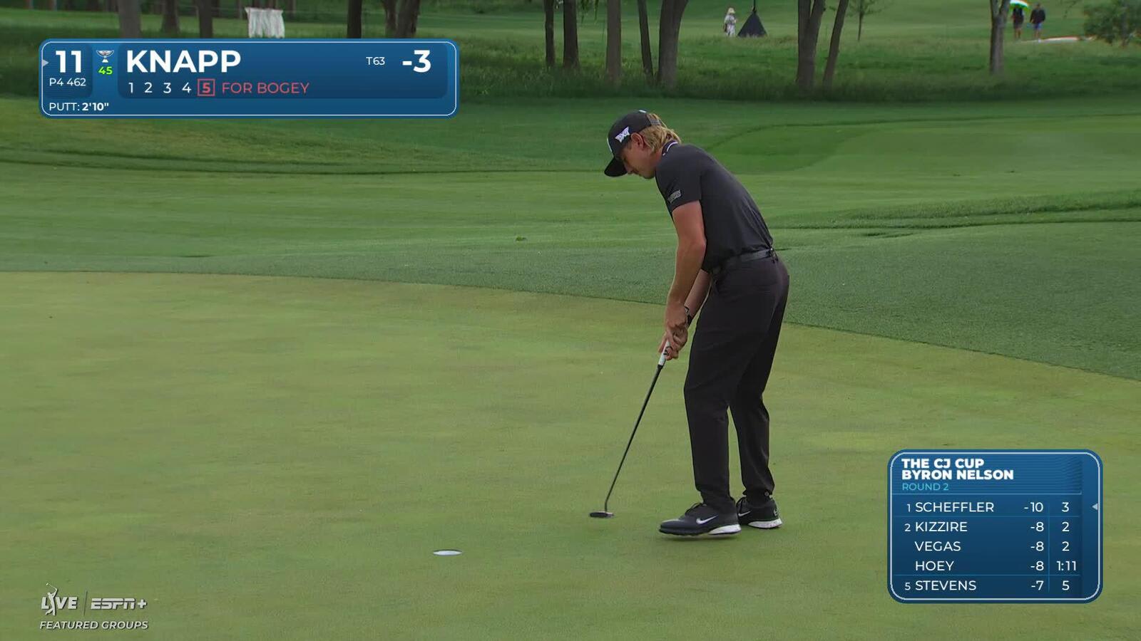 Jake Knapp | Round 2 | 11th hole | Shot 5 | 2025 THE CJ CUP