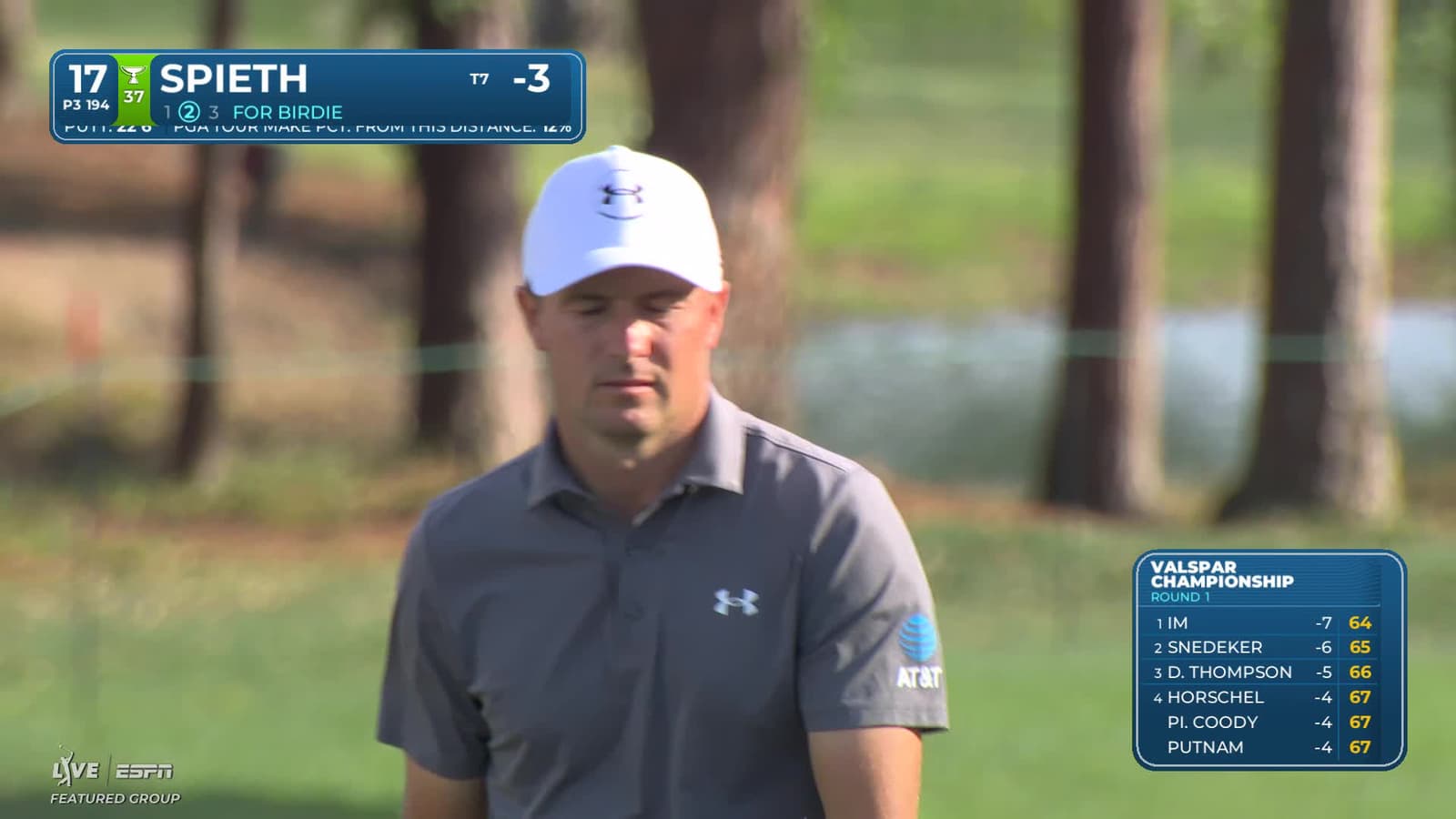 Spieth Downfall Jordan Spieth | Round 1 | 17th hole | Shot 3 | 2026 Valspar