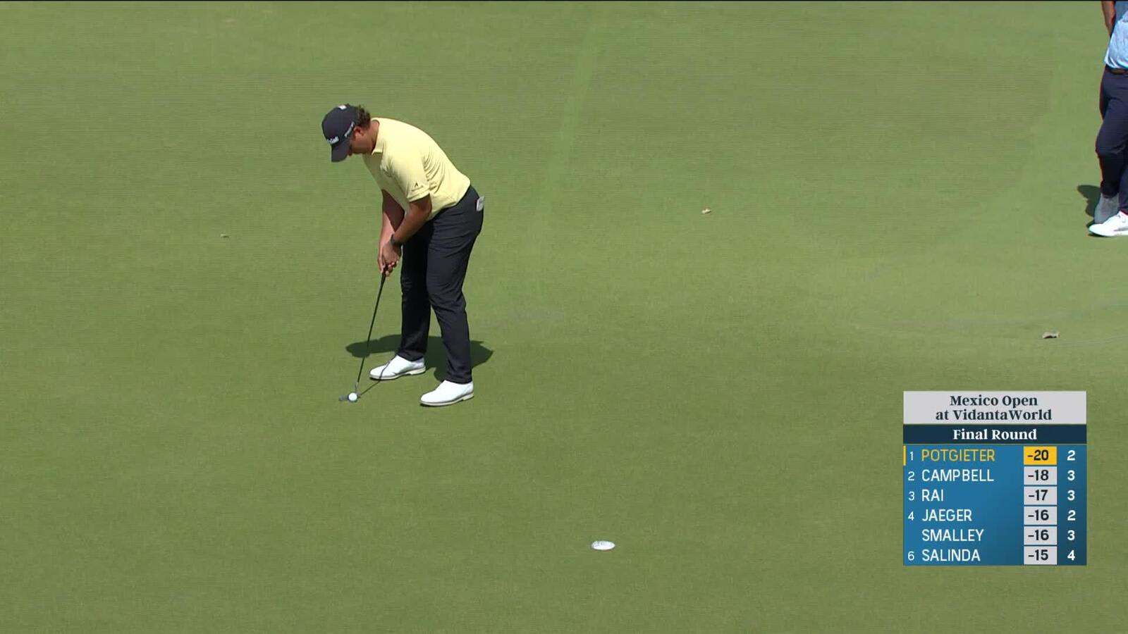 Aldrich Potgieter | Round 4 | 3rd hole | Shot 5 | 2025 Mexico Open