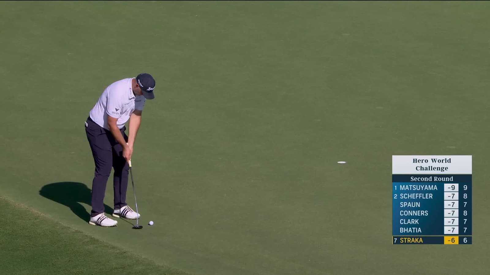 Sepp Straka | Round 2 | 7th hole | Shot 3 | 2025 Hero World Challenge
