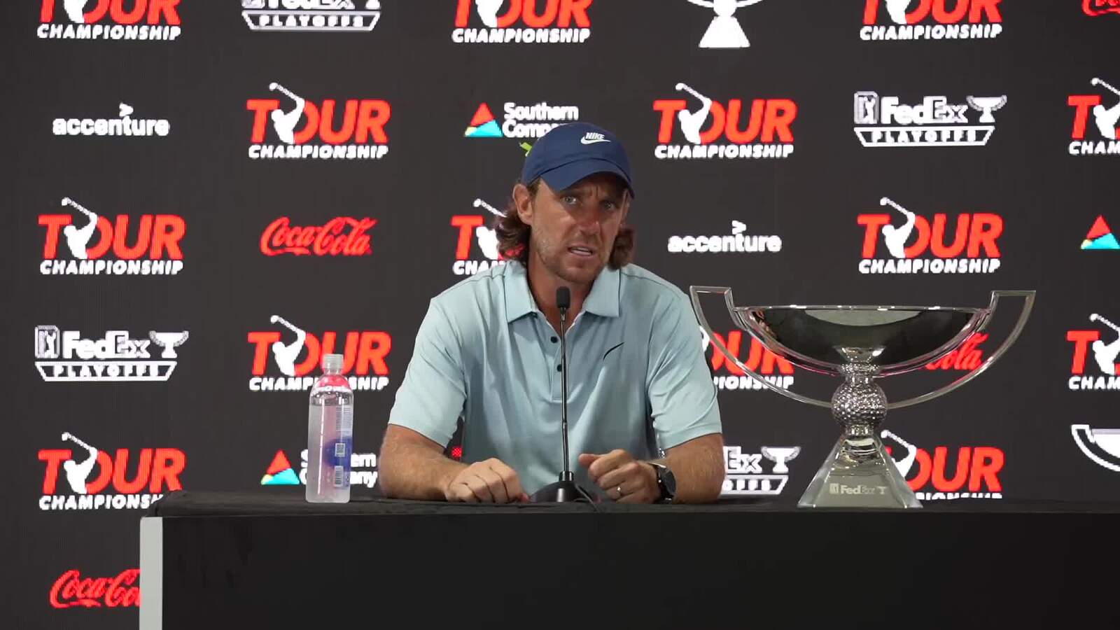 Tommy Fleetwood news conference after winning TOUR Championship