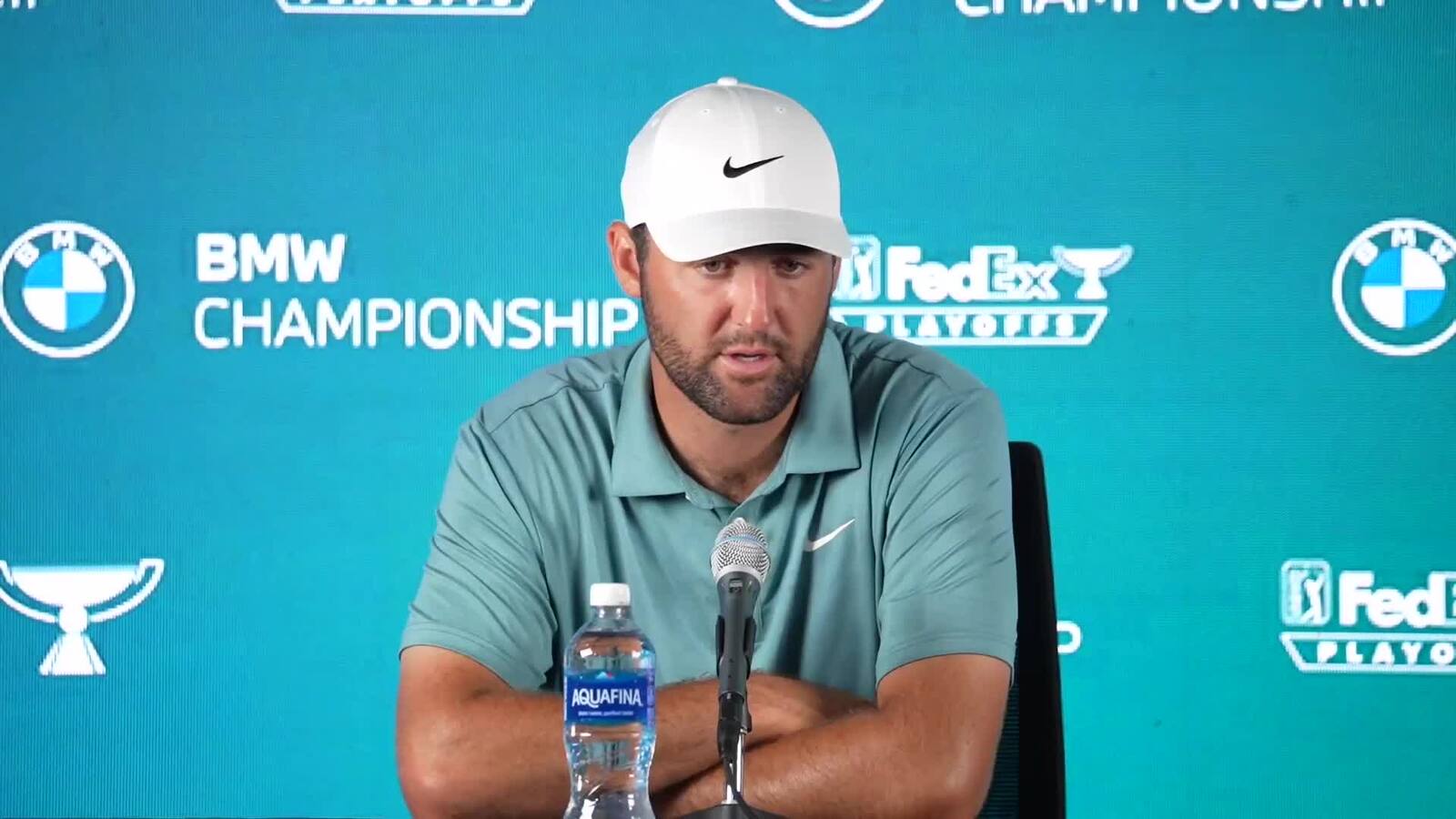 Scottie Scheffler news conference after winning BMW Championship