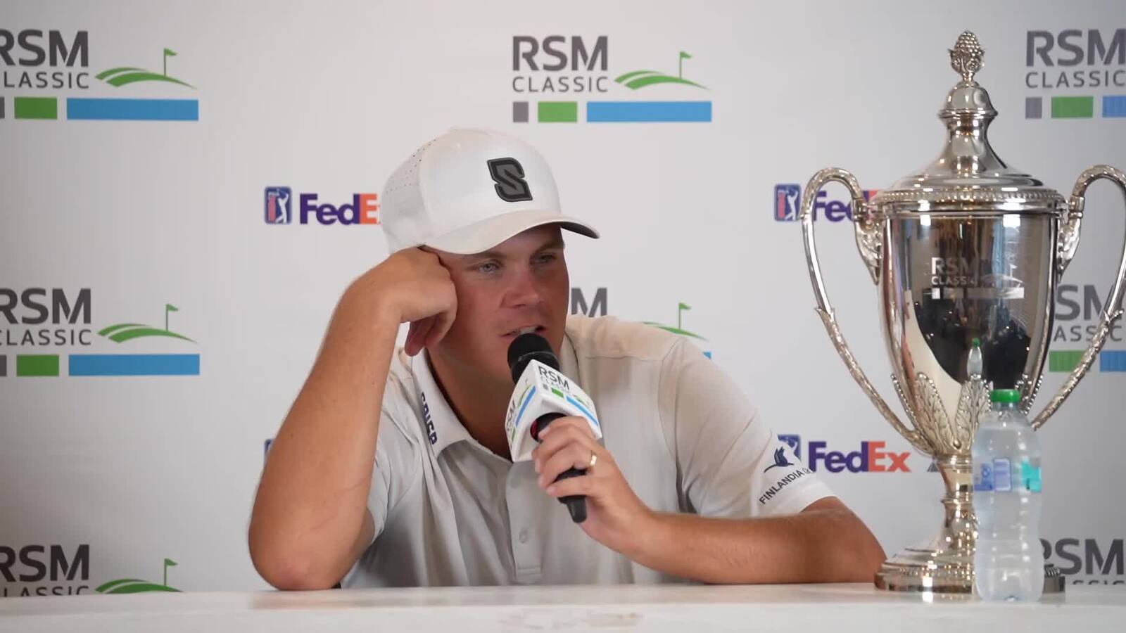 Sami Valimaki news conference after winning The RSM Classic