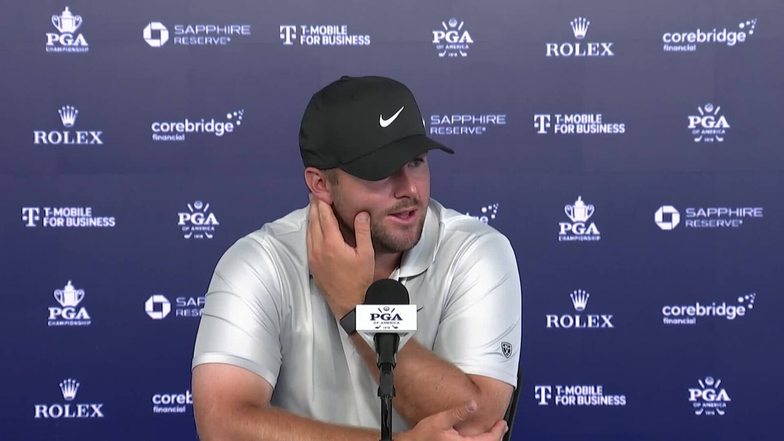 Chris Gotterup on Aronimink’s tough setup at PGA Championship