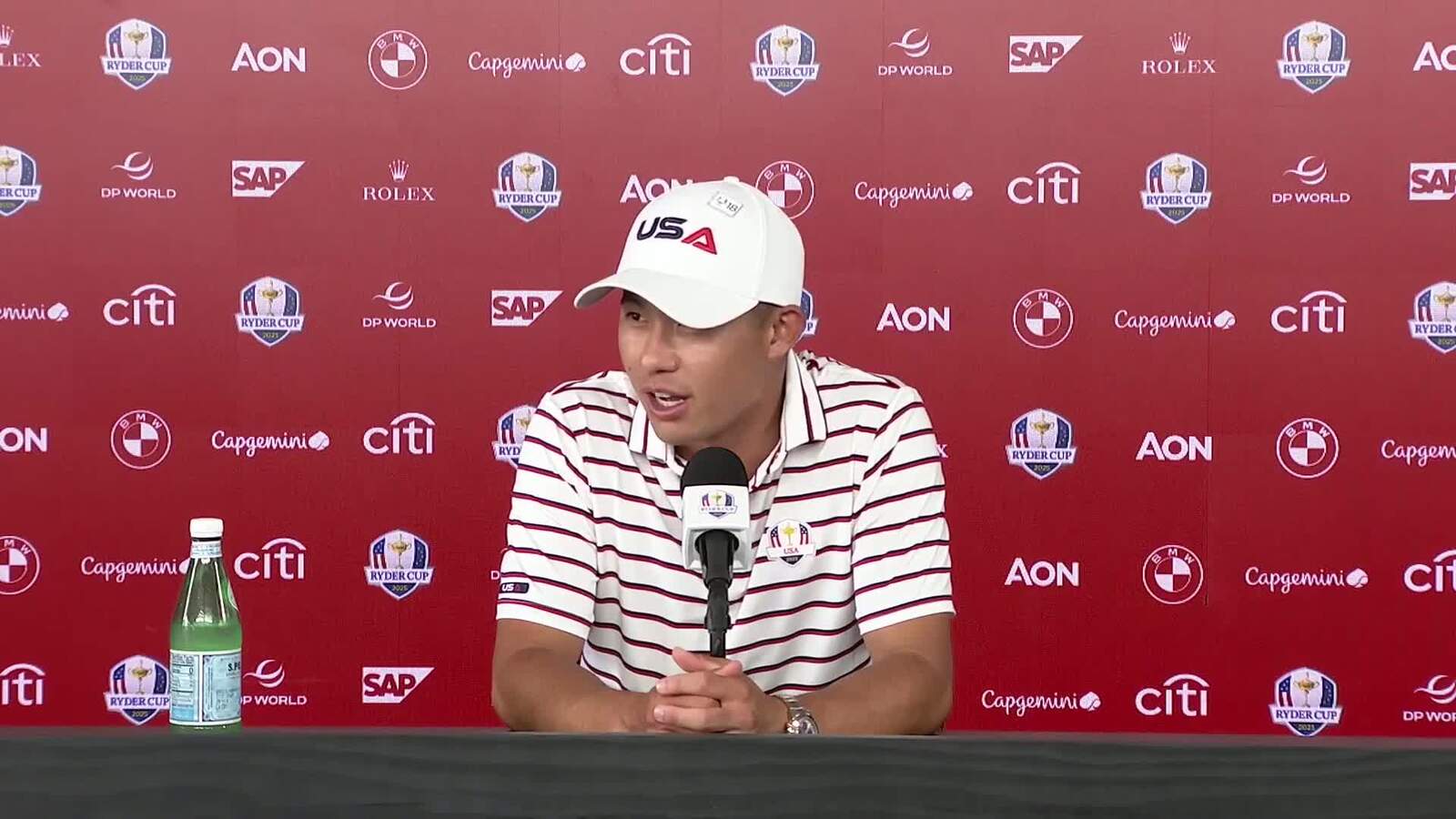 Collin Morikawa talks friendly Ryder Cup wagers between U.S. players, vice captains 