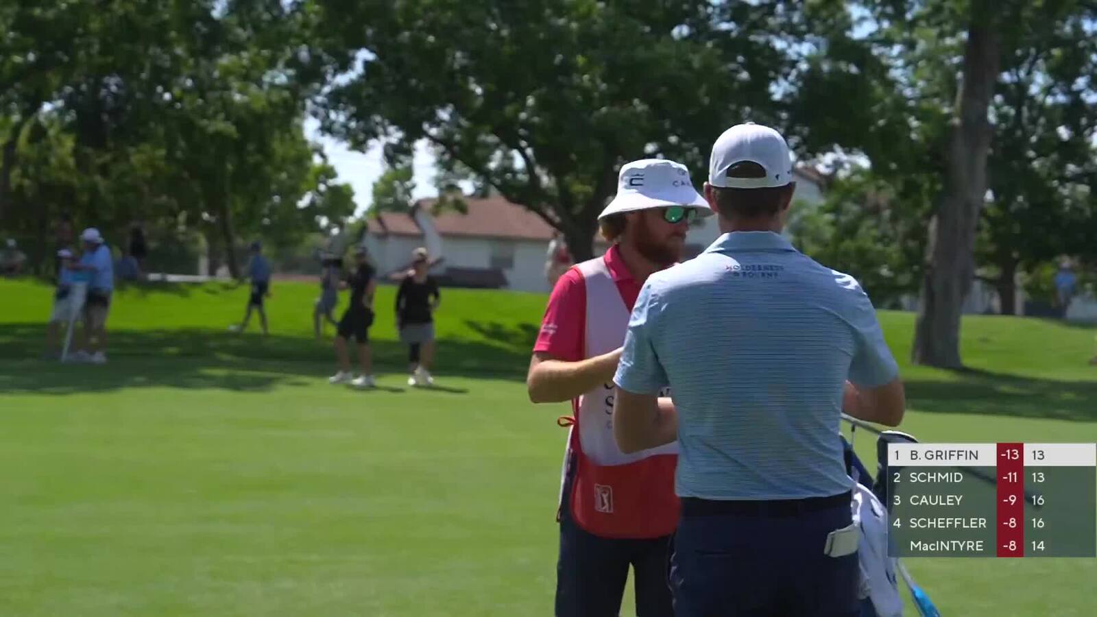 Ben Griffin makes clutch par-save at Charles Schwab