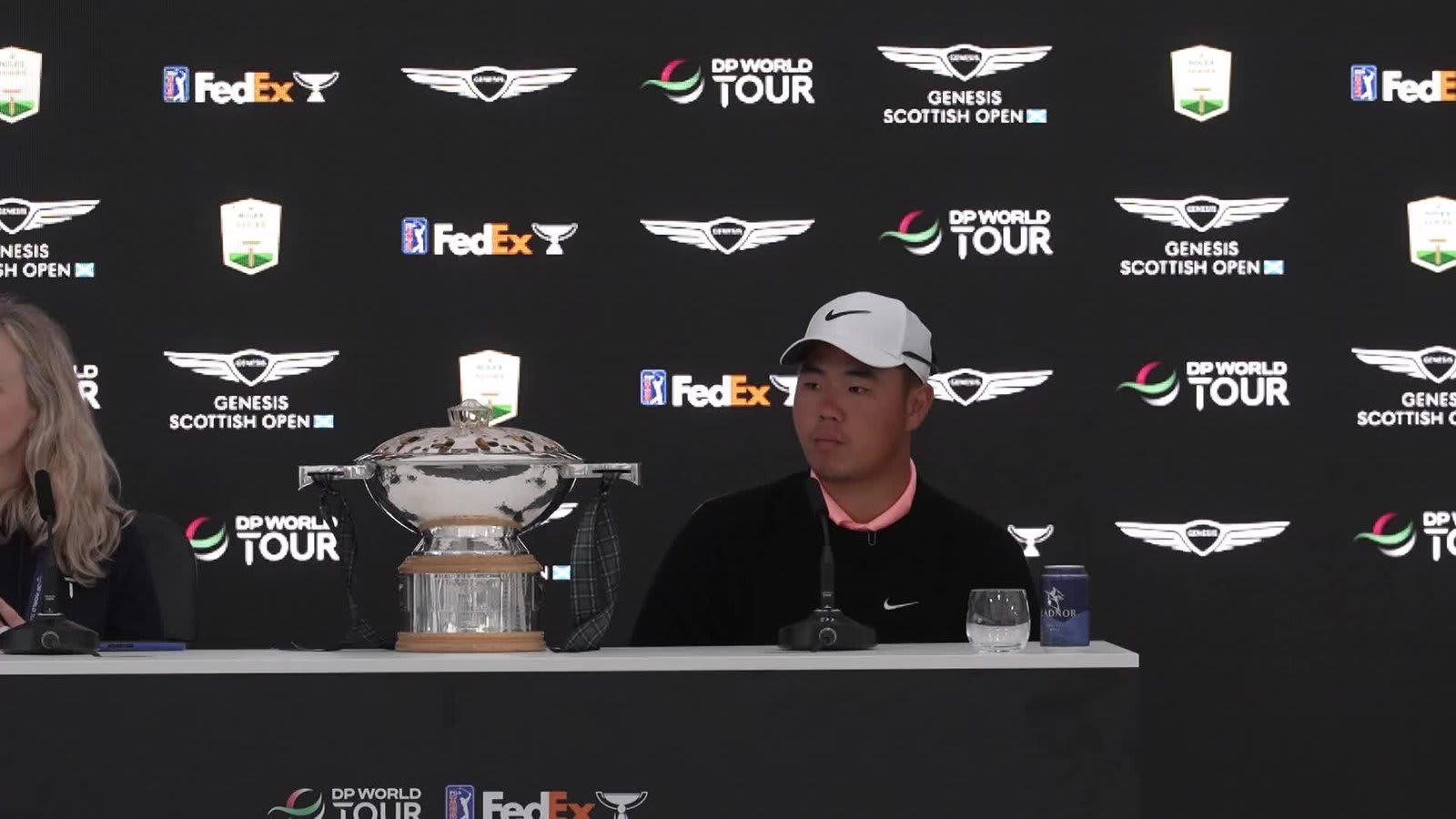 Tom Kim news conference after winning Genesis Scottish Open