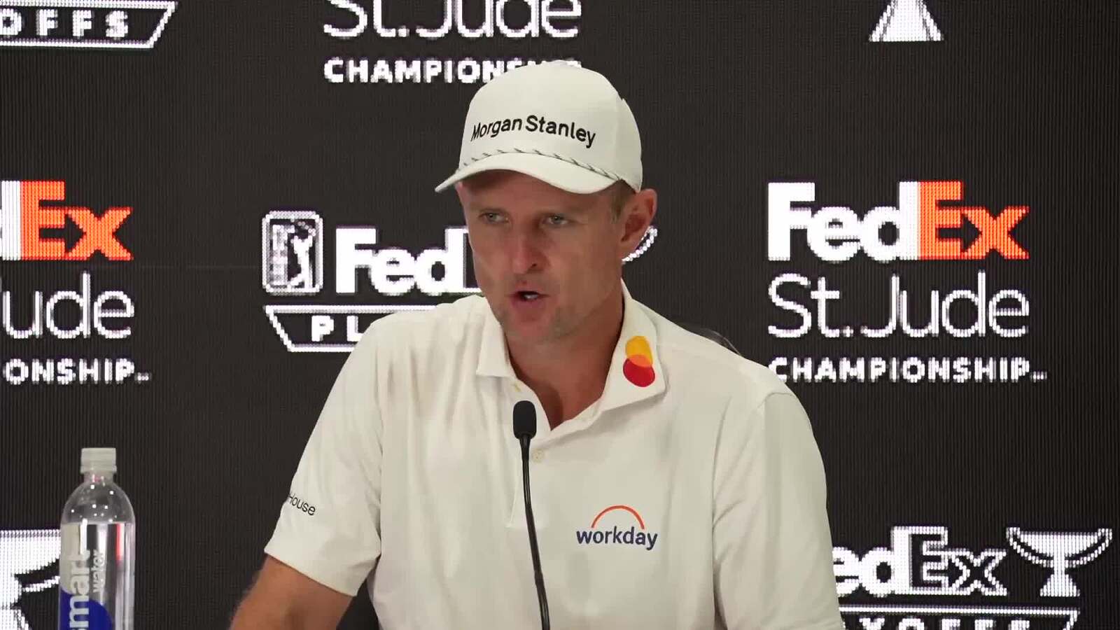 Justin Rose news conference after winning at FedEx St. Jude