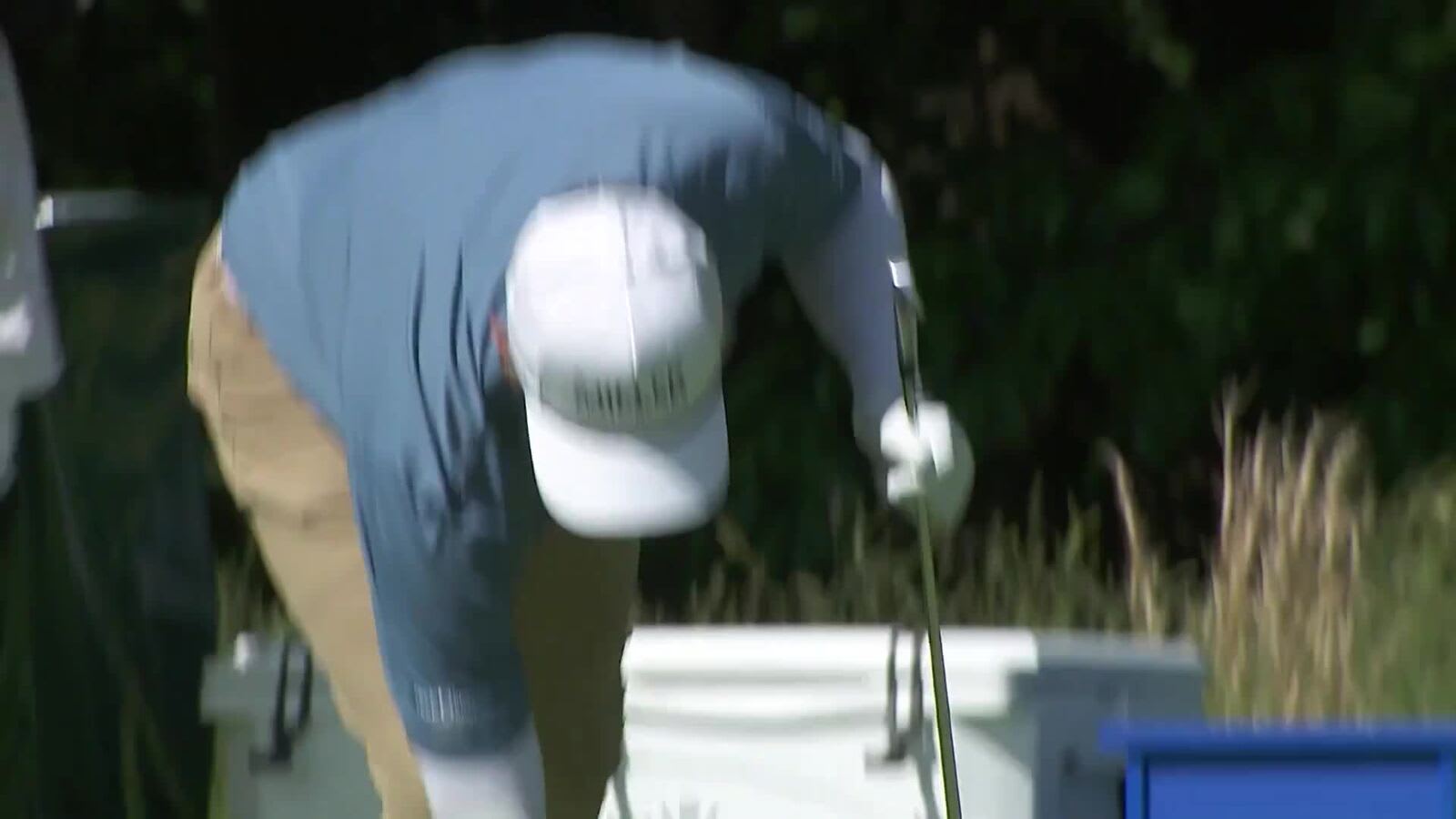 Jason Caron's tee shot sets up birdie at Senior PGA