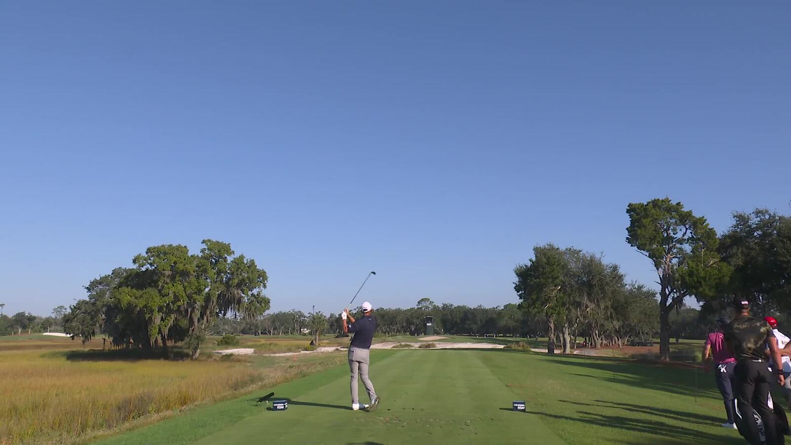 Sam Stevens aces par-3 third at The RSM Classic