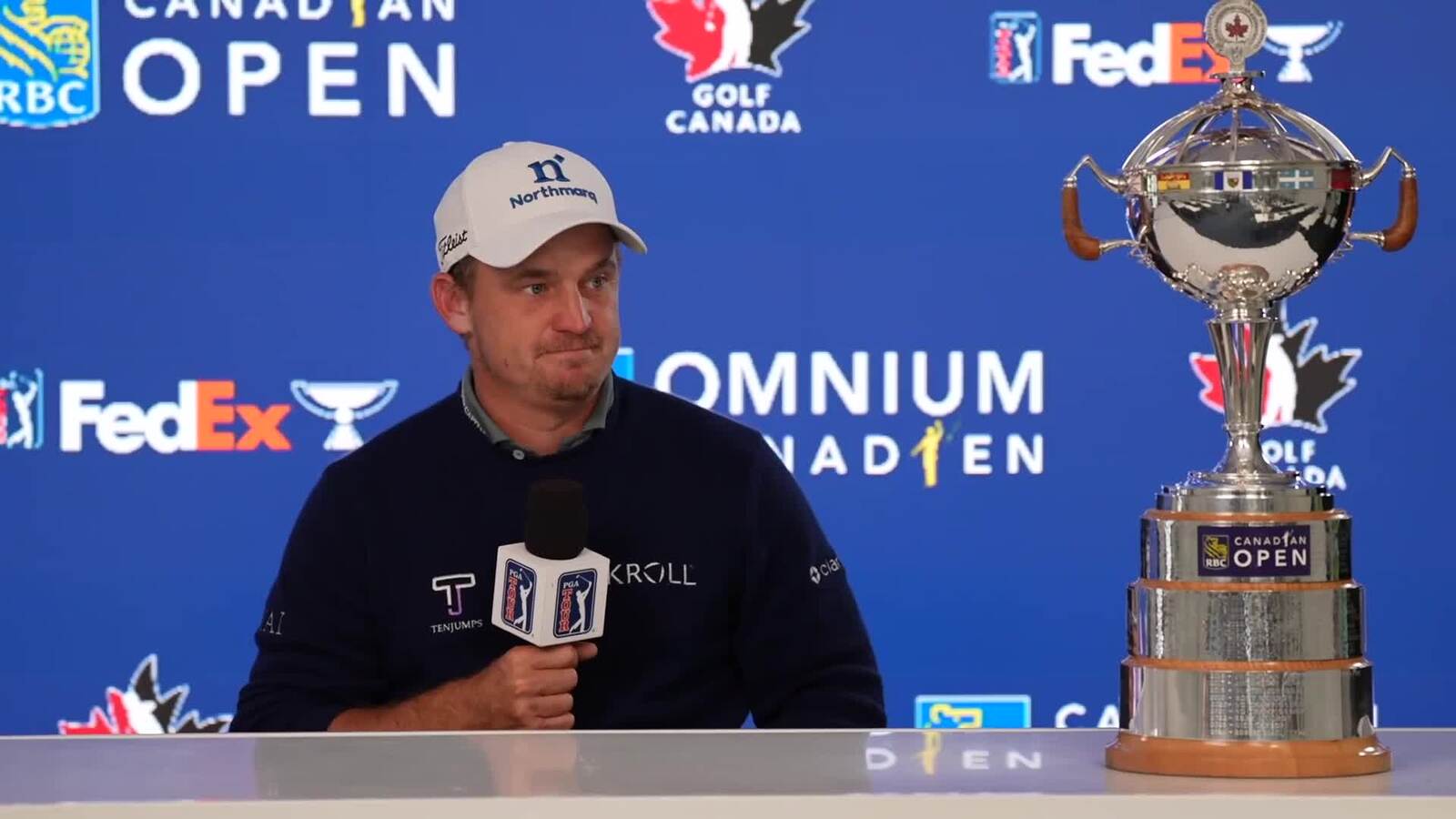 Bud Cauley news conference after winning RBC Canadian Open