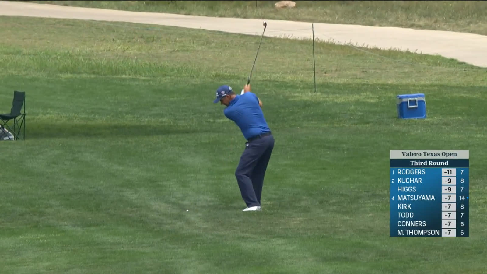 Padraig Harrington makes birdie on No. 14 at Valero