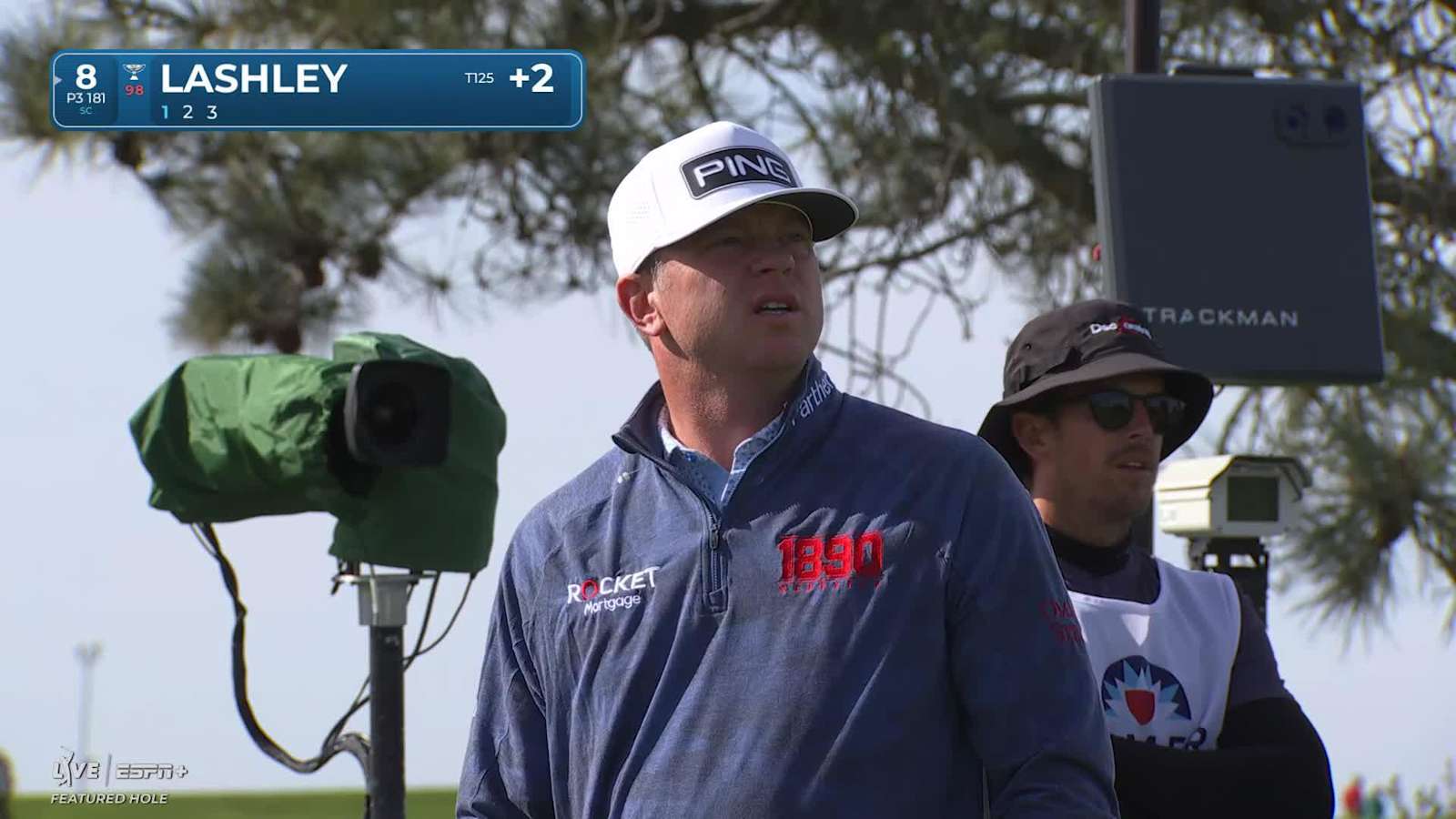 Nate Lashley knocks 181-yard tee shot to 18 inches and birdies at Farmers