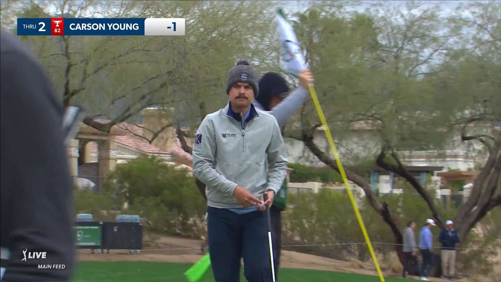 Carson Young makes birdie on No. 3 at WM Phoenix Open