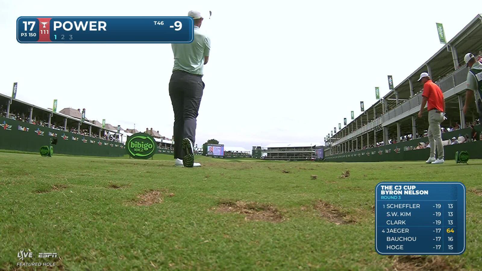 Seamus Power hits tee shot to 10 feet, sets up birdie on No. 17 at THE CJ CUP