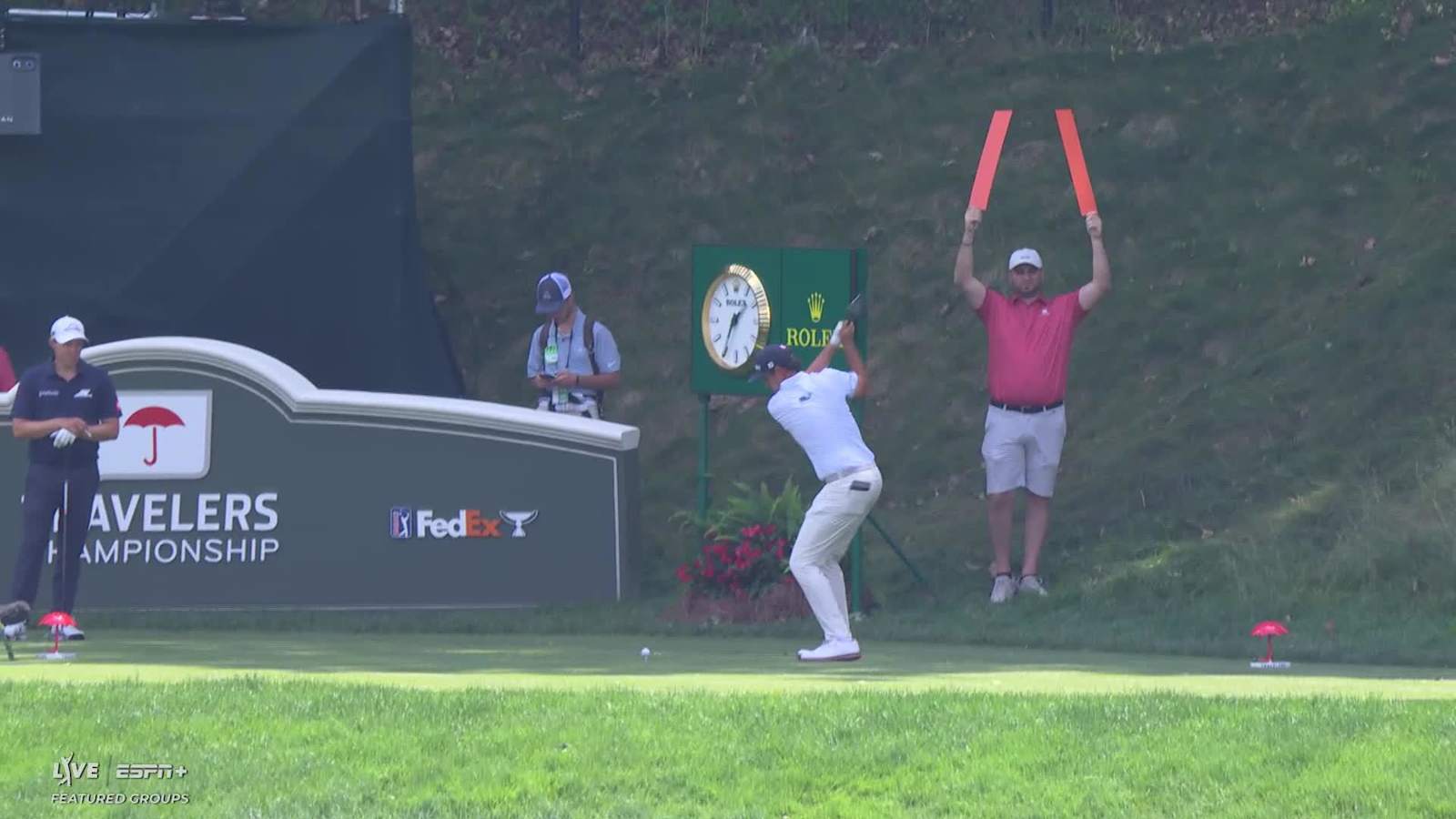 J.T. Poston makes birdie on No. 15 at Travelers