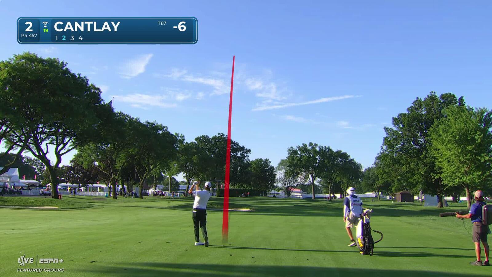 Patrick Cantlay spins back approach for birdie at Rocket Classic