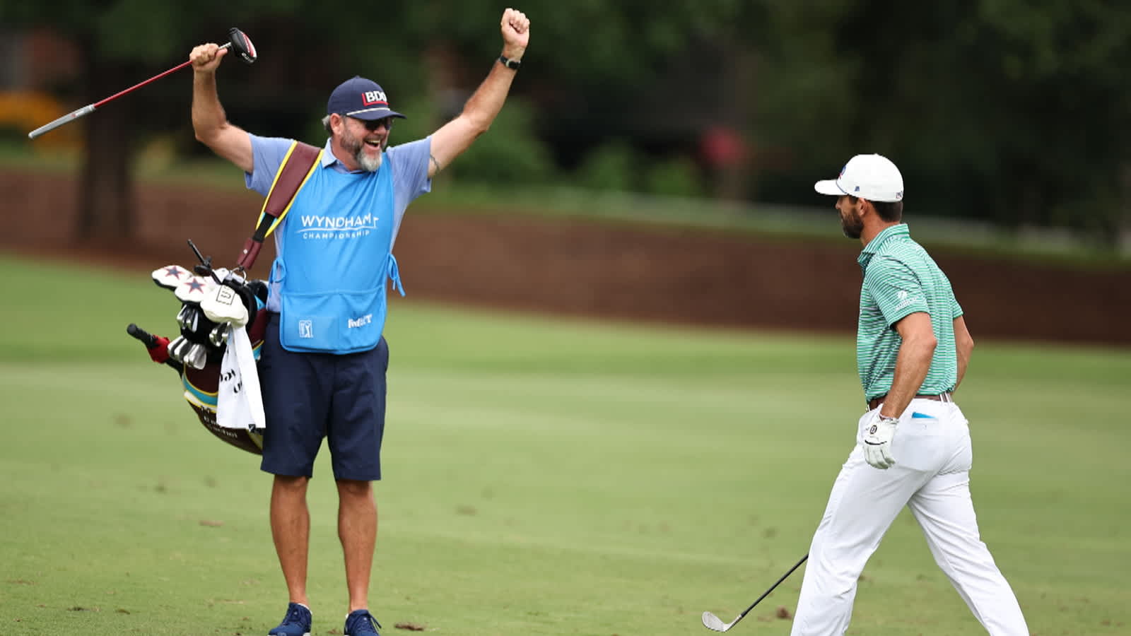 Billy Horschel holes his 94-yard approach for the Shot of the Day