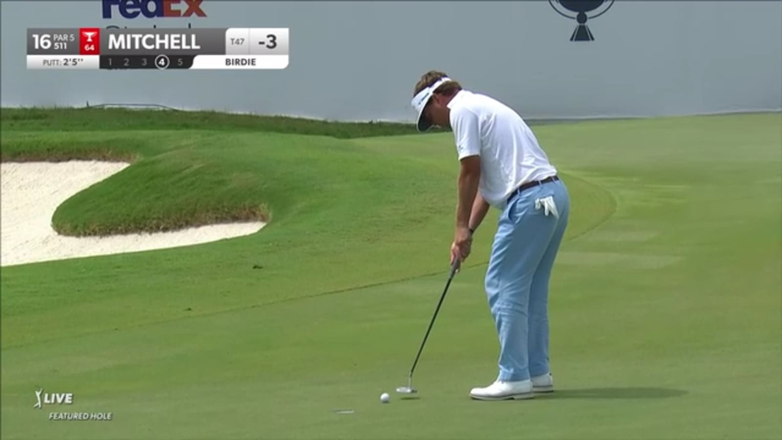 Keith Mitchell converts birdie at FedEx St. Jude