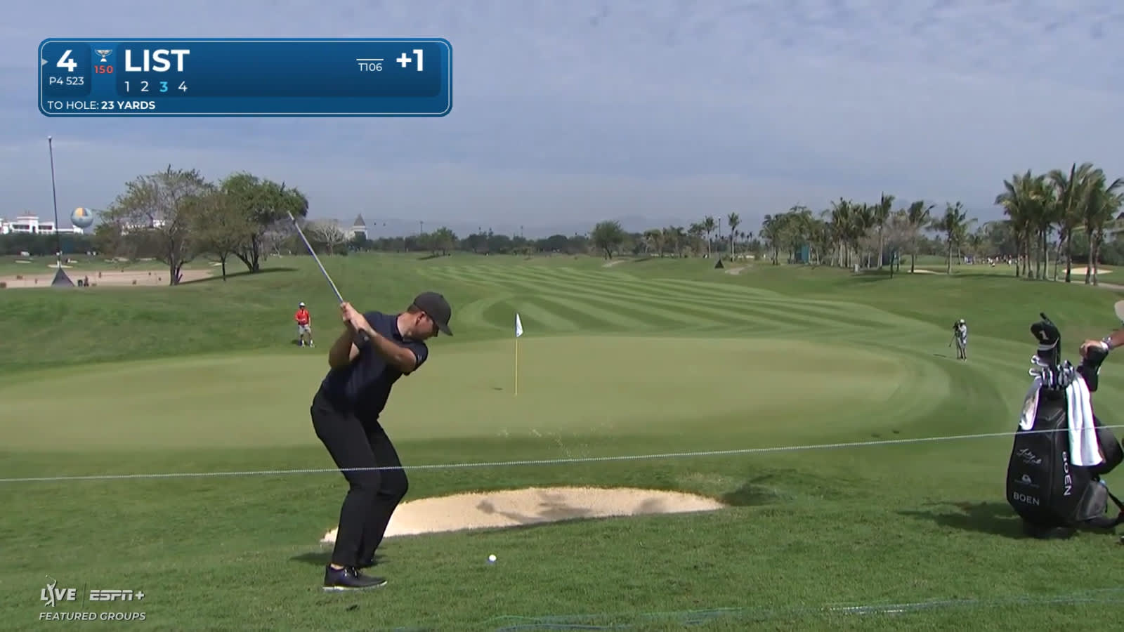 Luke List holes out from rough for birdie at Mexico Open