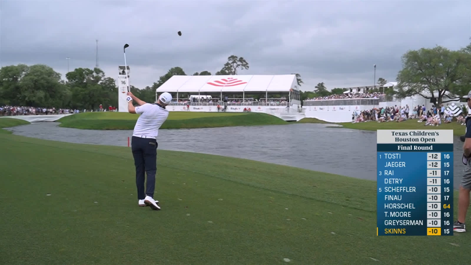 David Skinns dials in wedge to set up birdie at Houston Open